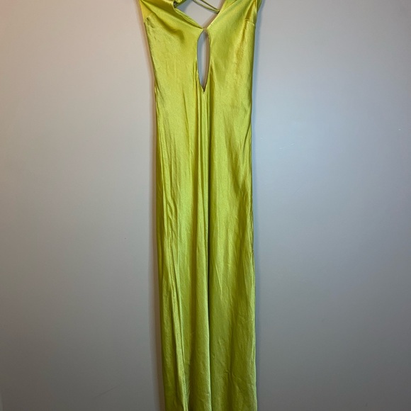 MESHKI XS DRESS SATIN CUT OUT MAXI - Picture 11 of 16